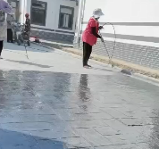 艺术压花地坪施工视频
