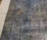 艺术压花地坪施工视频